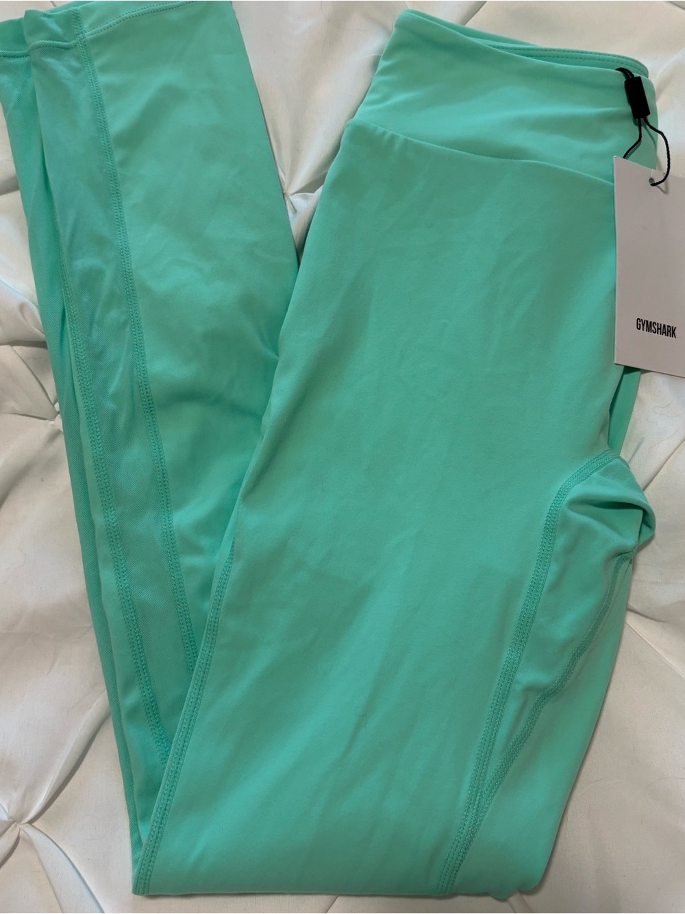 Gymshark Form Leggings, Neo Mint, Size Small NWT